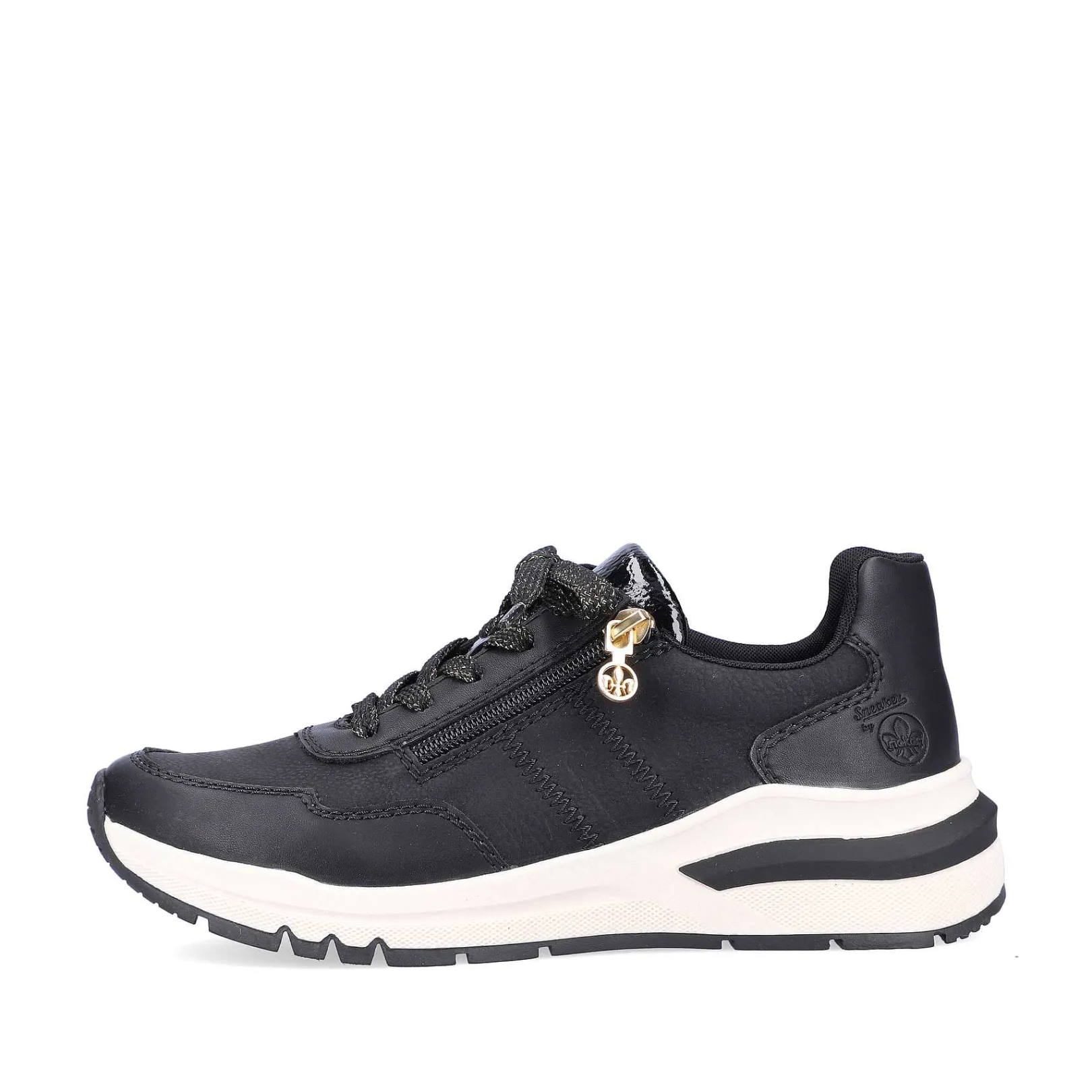Discount Women'S Sneaker Low Night Black Ladies Sneakers