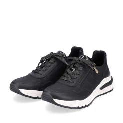 Discount Women'S Sneaker Low Night Black Ladies Sneakers