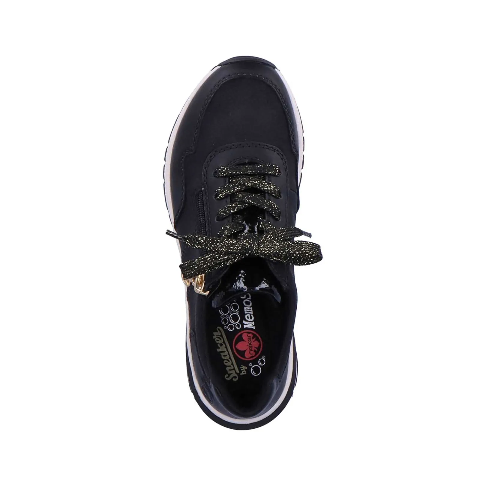 Discount Women'S Sneaker Low Night Black Ladies Sneakers