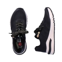 Discount Women'S Sneaker Low Night Black Ladies Sneakers