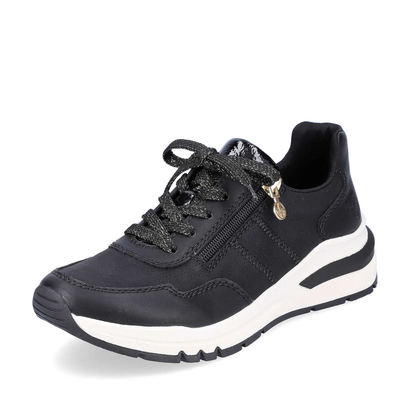 Discount Women'S Sneaker Low Night Black Ladies Sneakers