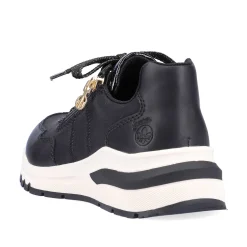 Discount Women'S Sneaker Low Night Black Ladies Sneakers