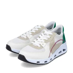 Online Women'S Sneaker Low Pearl White-Sand Beige Ladies Vegan