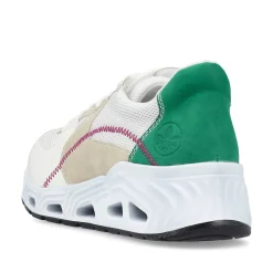 Online Women'S Sneaker Low Pearl White-Sand Beige Ladies Vegan