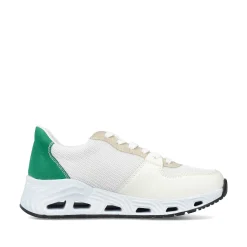 Online Women'S Sneaker Low Pearl White-Sand Beige Ladies Vegan