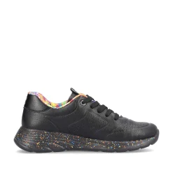 Women'S Sneaker Low Urban-Black Rainbow Ladies Sneakers