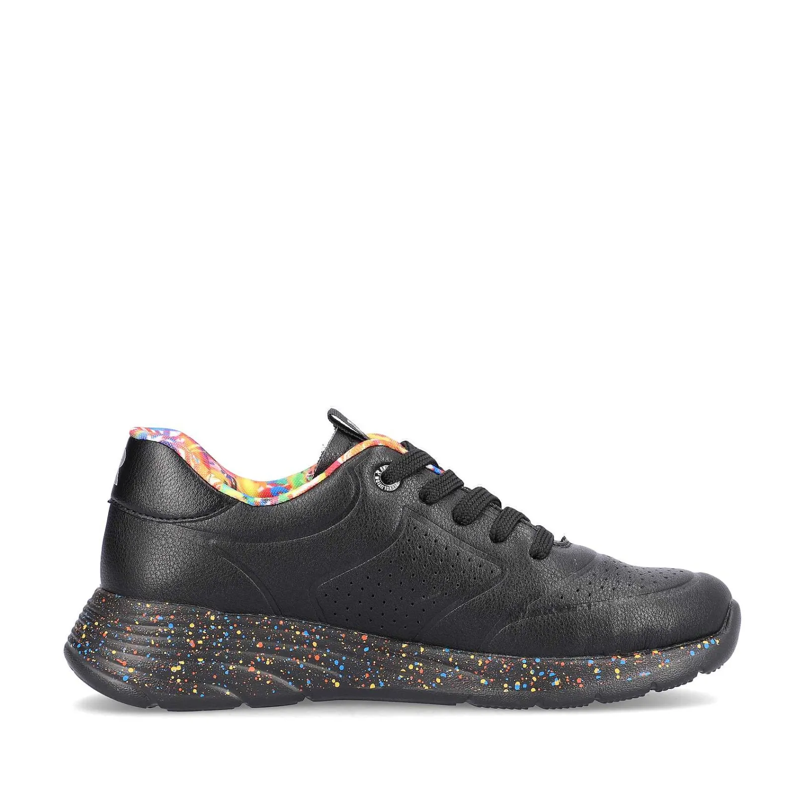 Women'S Sneaker Low Urban-Black Rainbow Ladies Sneakers