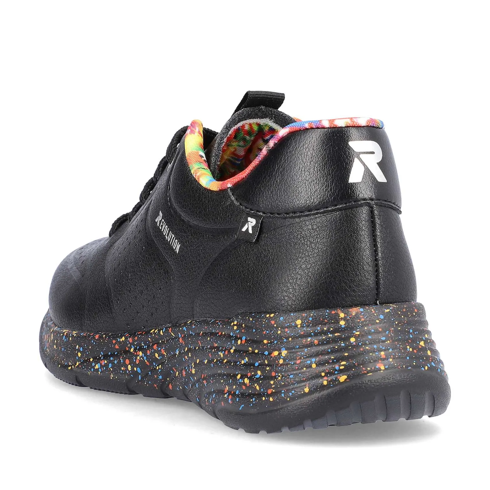 Women'S Sneaker Low Urban-Black Rainbow Ladies Sneakers
