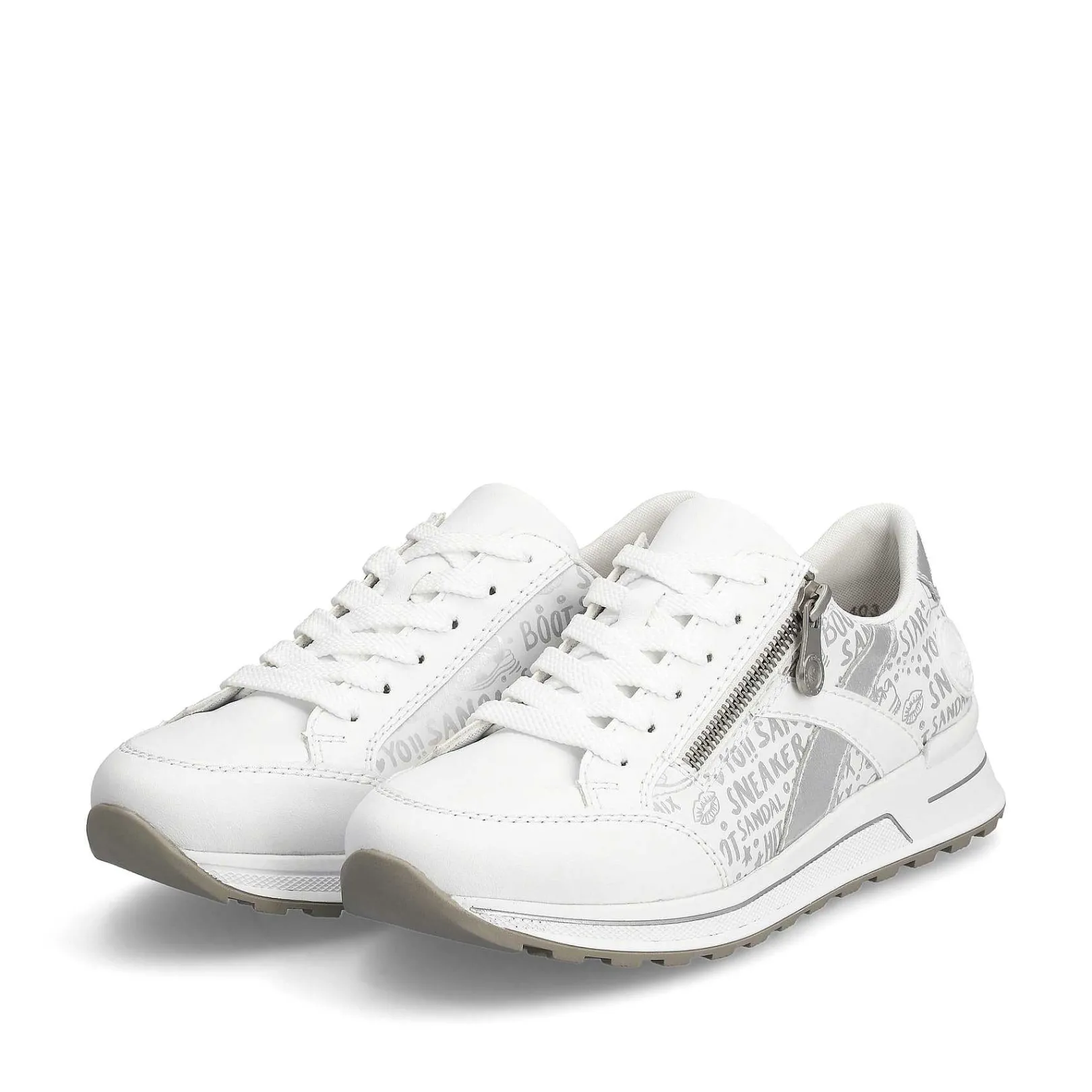 Outlet Women'S Sneaker Low Pure White Ladies Sneakers