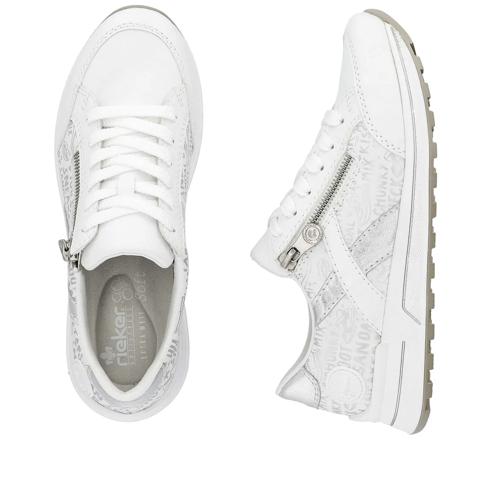 Outlet Women'S Sneaker Low Pure White Ladies Sneakers