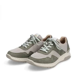 Hot Women'S Sneaker Low Cactus Green-Light Beige Ladies Sneakers