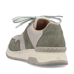 Hot Women'S Sneaker Low Cactus Green-Light Beige Ladies Sneakers