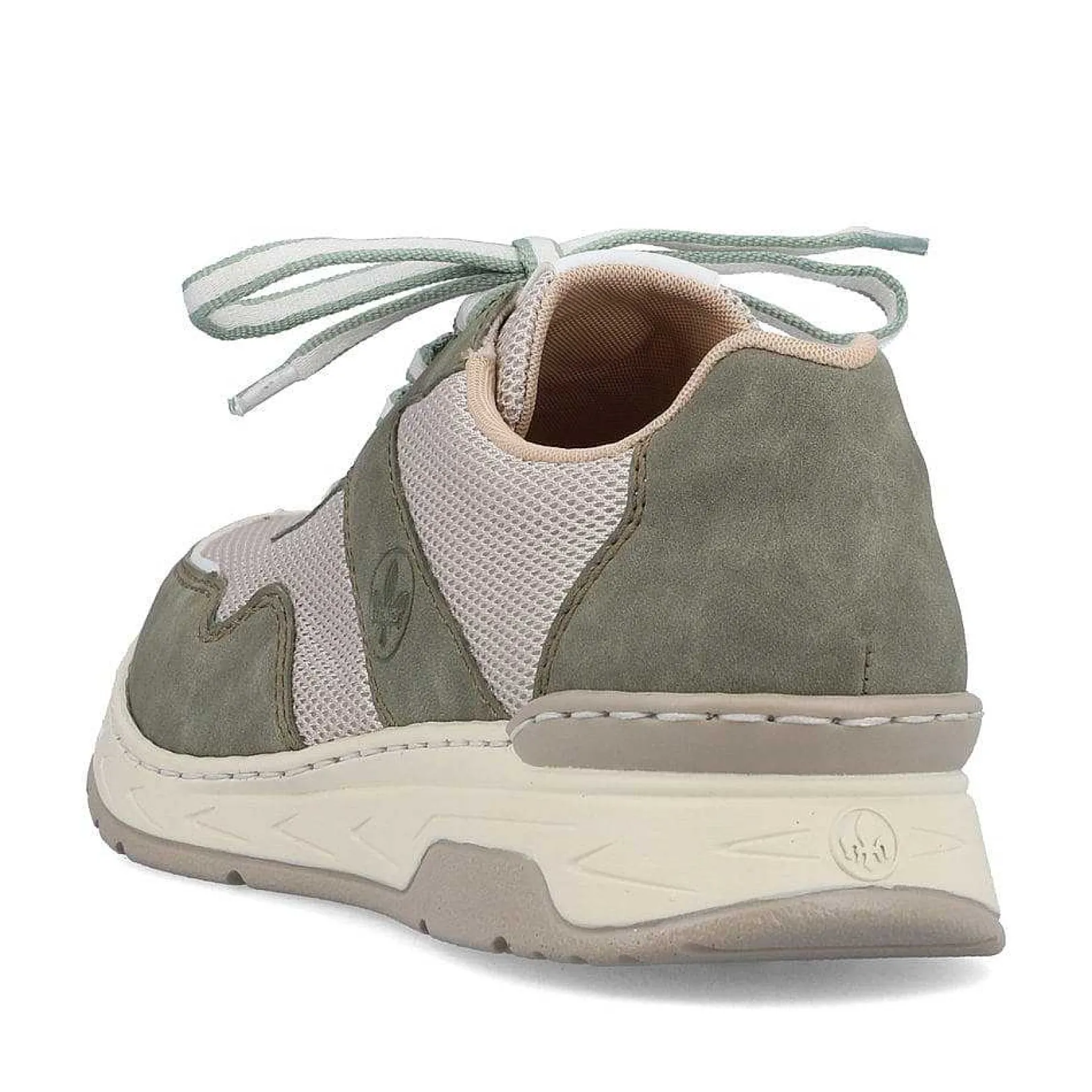 Hot Women'S Sneaker Low Cactus Green-Light Beige Ladies Sneakers