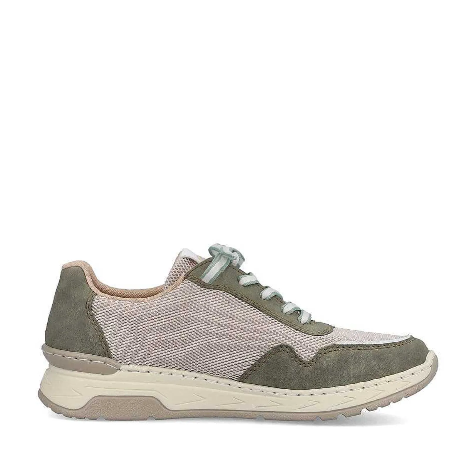 Hot Women'S Sneaker Low Cactus Green-Light Beige Ladies Sneakers