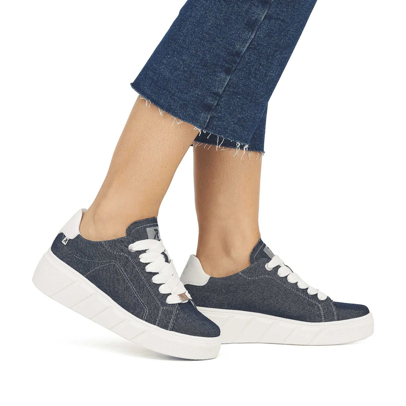 Online Women'S Sneaker Low Denim Ladies Sneakers