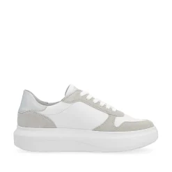 Sale Women'S Sneaker Low Clear-White Dust-Grey Ladies Sneakers
