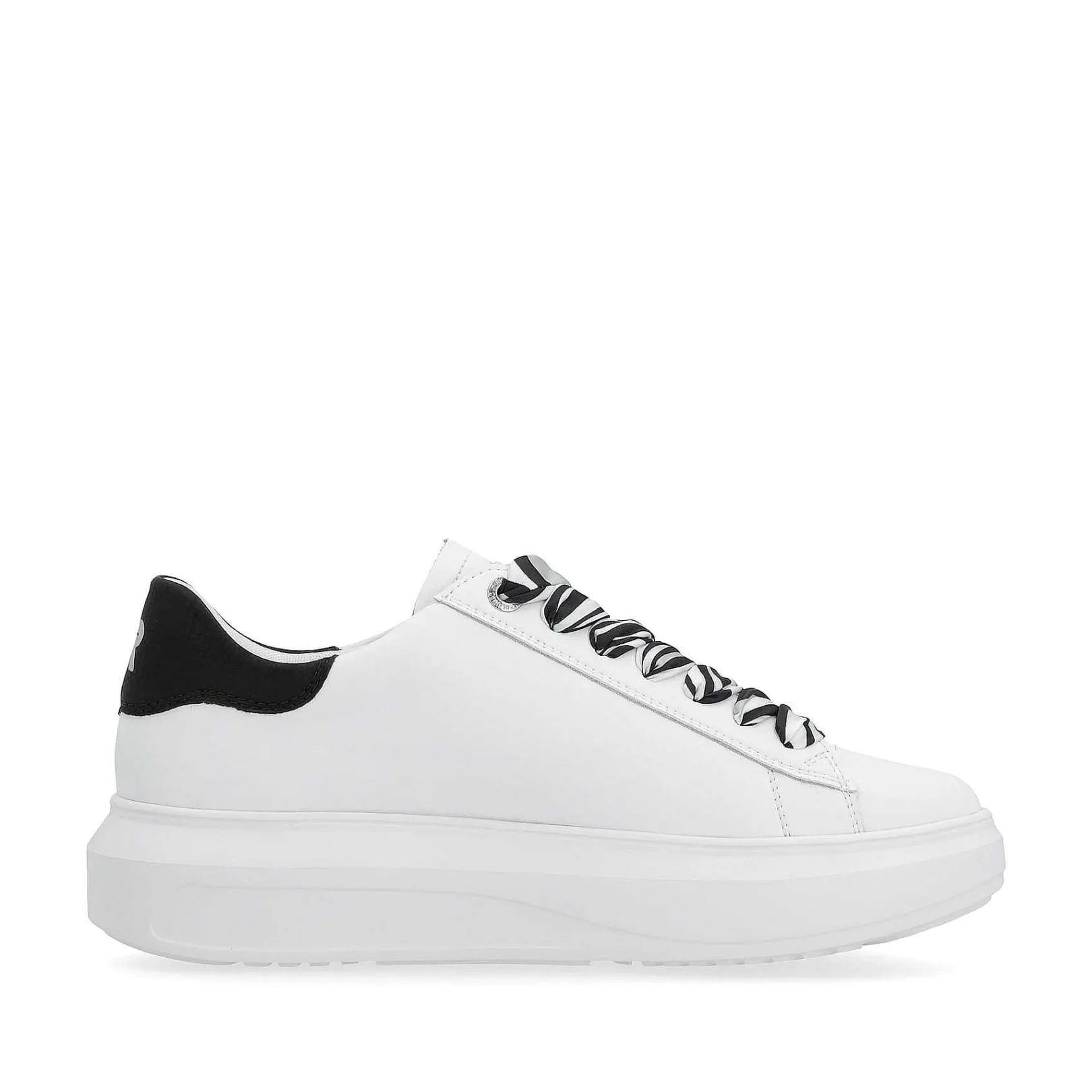 Women'S Sneaker Low Crystal-White Deep-Black Ladies Sneakers