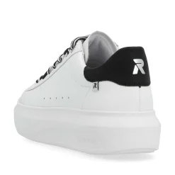 Women'S Sneaker Low Crystal-White Deep-Black Ladies Sneakers