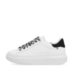 Women'S Sneaker Low Crystal-White Deep-Black Ladies Sneakers