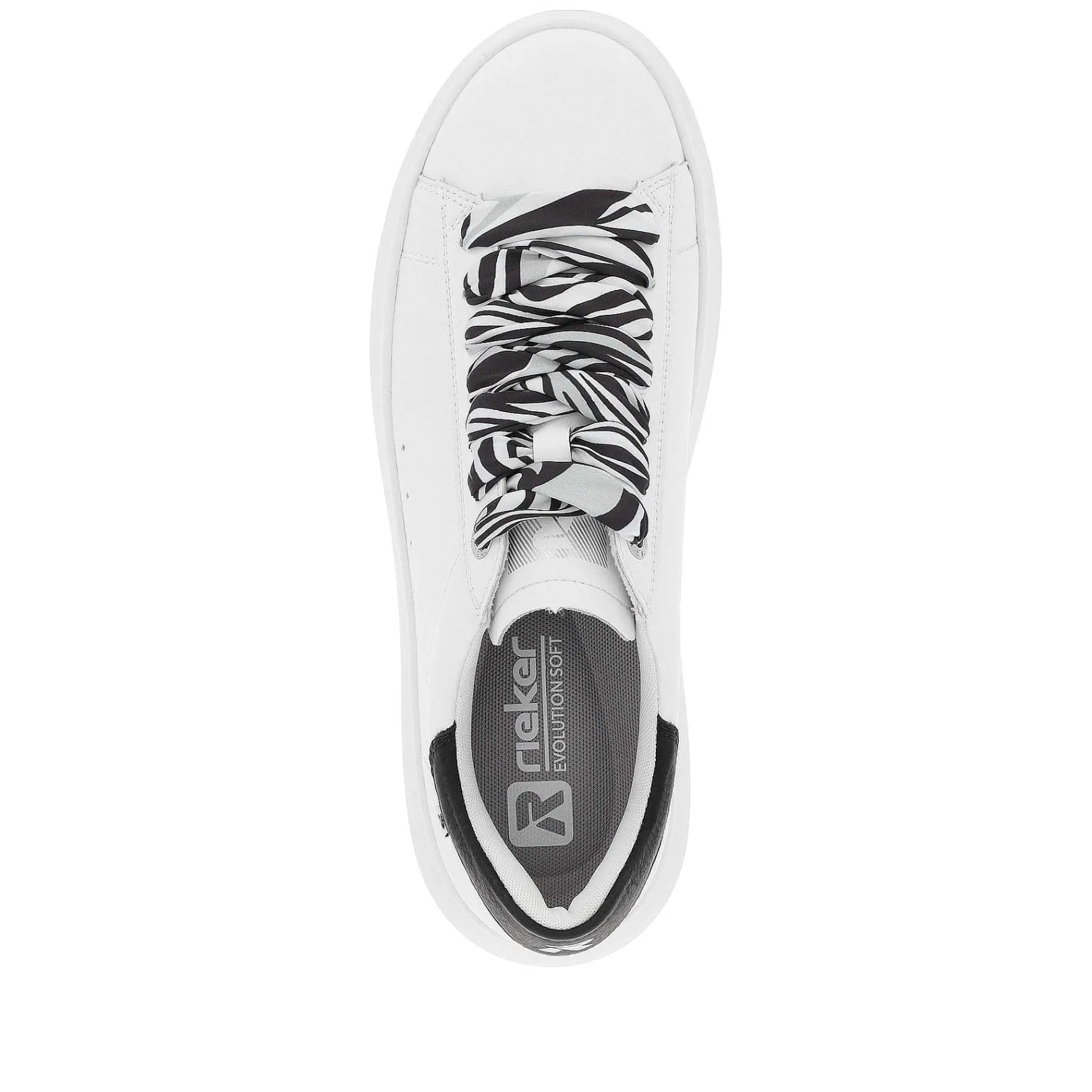 Women'S Sneaker Low Crystal-White Deep-Black Ladies Sneakers