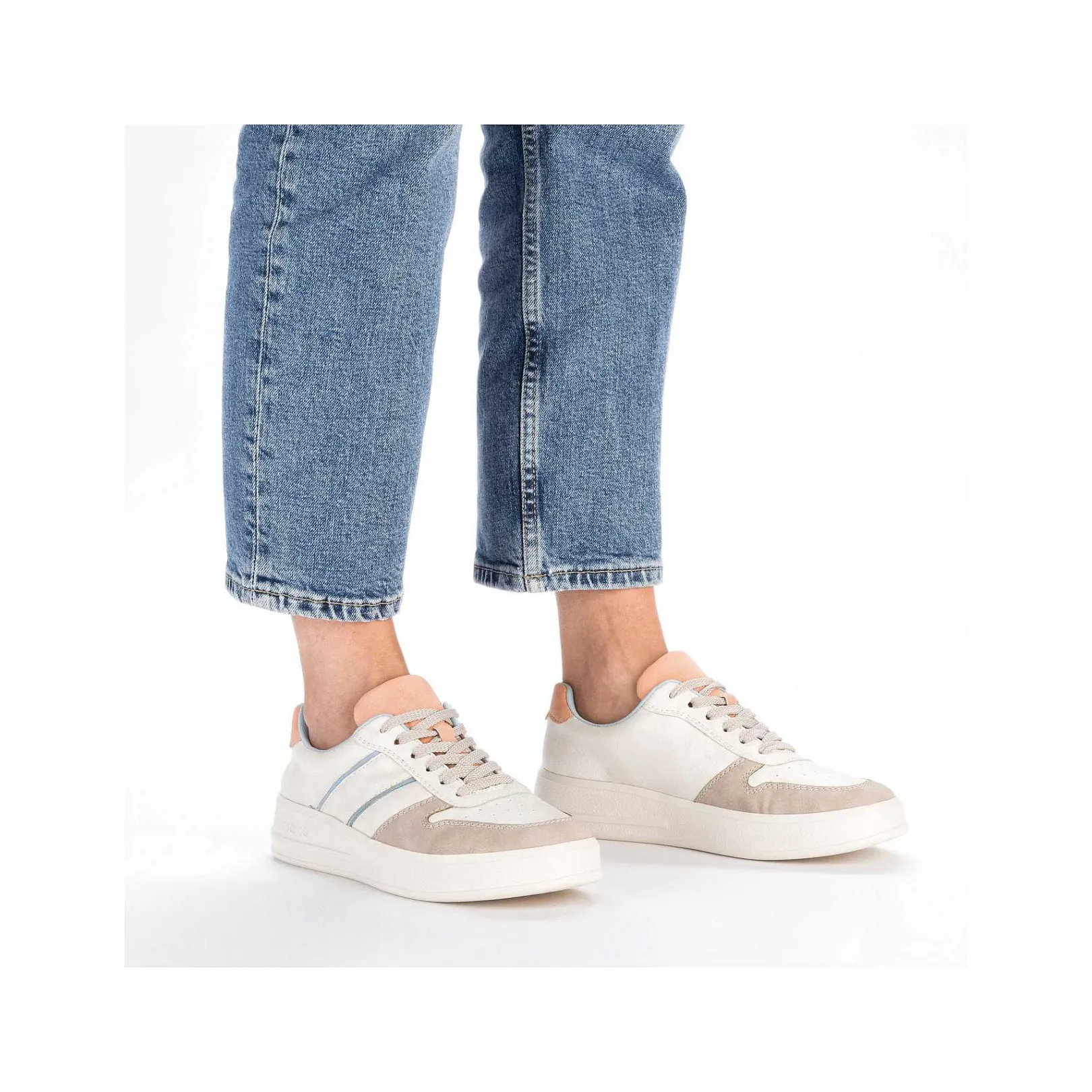 New Women'S Sneaker Low Swan White Ladies Vegan