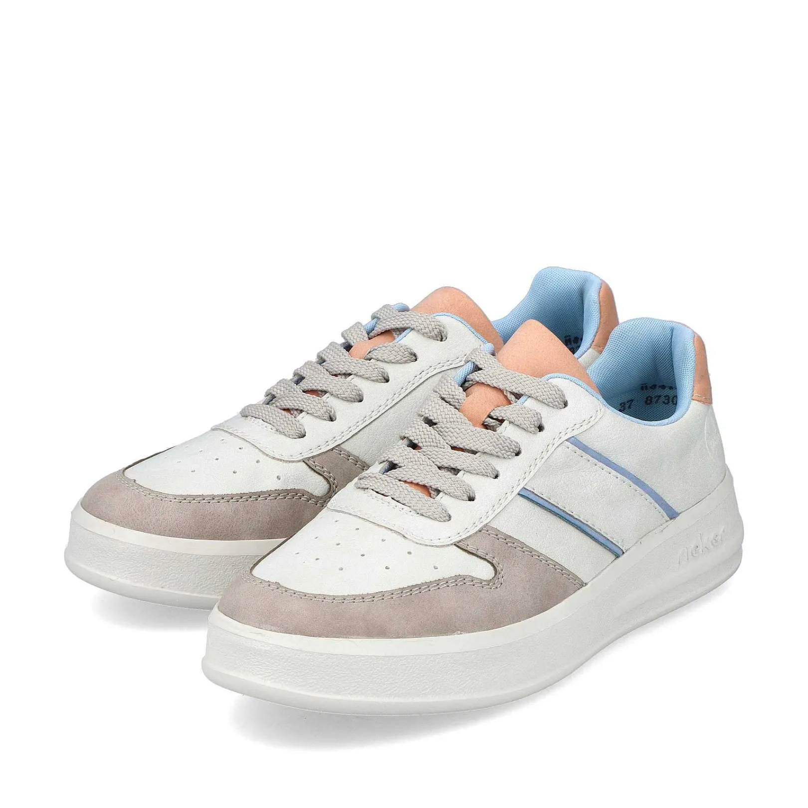New Women'S Sneaker Low Swan White Ladies Vegan