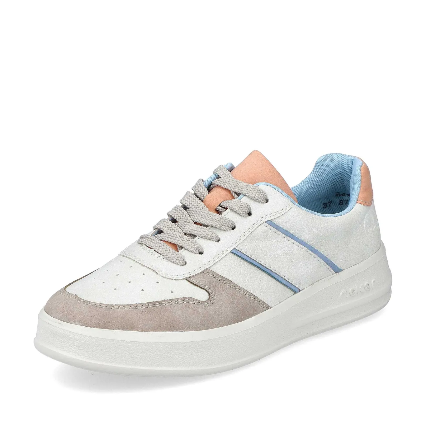 New Women'S Sneaker Low Swan White Ladies Vegan
