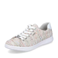 Outlet Women'S Sneaker Low Multi-Pure White Ladies Colorful Styles
