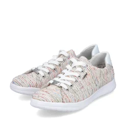 Outlet Women'S Sneaker Low Multi-Pure White Ladies Colorful Styles