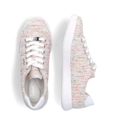 Outlet Women'S Sneaker Low Multi-Pure White Ladies Colorful Styles