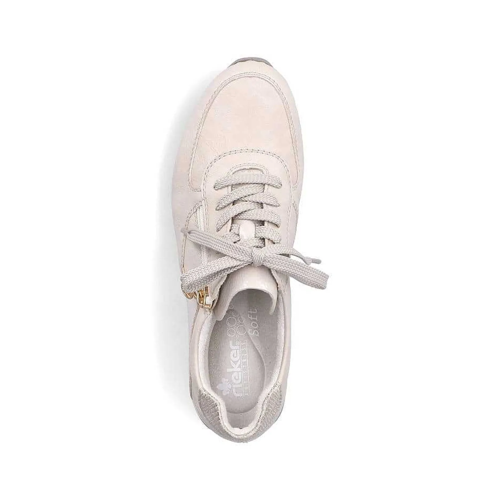 New Women'S Sneaker Low Cream White Ladies Sneakers