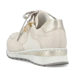 New Women'S Sneaker Low Cream White Ladies Sneakers