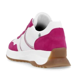 Outlet Women'S Sneaker Low Clear-White Fuchsia Ladies Colorful Styles
