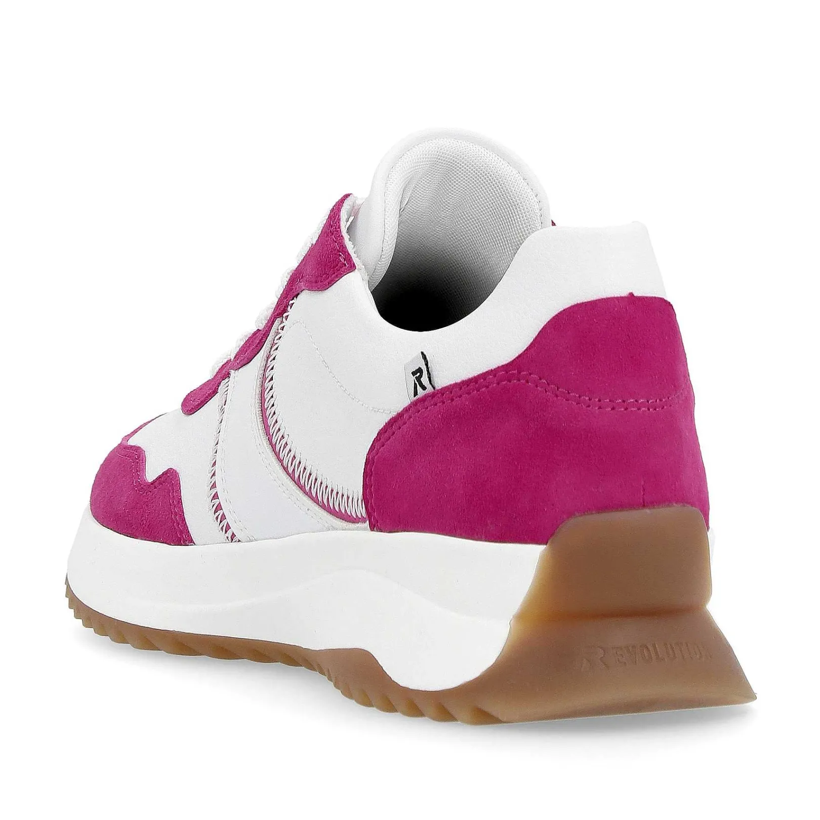 Outlet Women'S Sneaker Low Clear-White Fuchsia Ladies Colorful Styles