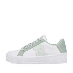 Best Women'S Sneaker Low Swan-White Mint-Green Ladies Colorful Styles