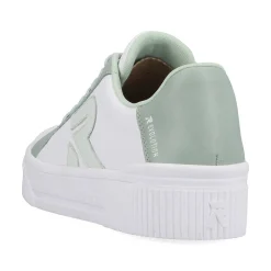 Best Women'S Sneaker Low Swan-White Mint-Green Ladies Colorful Styles