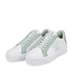 Best Women'S Sneaker Low Swan-White Mint-Green Ladies Colorful Styles