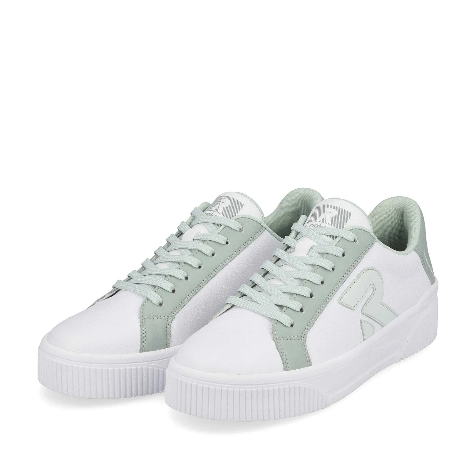 Best Women'S Sneaker Low Swan-White Mint-Green Ladies Colorful Styles