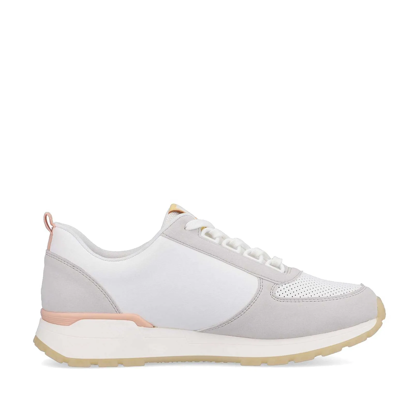 Women'S Sneaker Low Swan-White Clay-Beige Pastel Ladies Sneakers