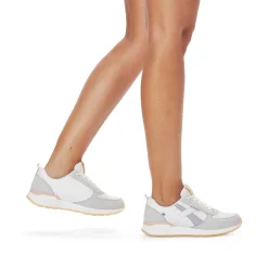 Women'S Sneaker Low Swan-White Clay-Beige Pastel Ladies Sneakers