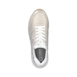 New Women'S Sneaker Low Champagne Metallic Ladies Sneakers
