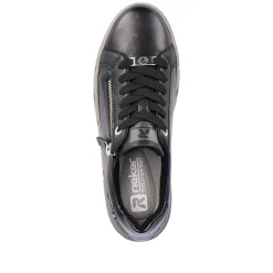 Clearance Women'S Sneaker Low Urban Black Ladies Sneakers