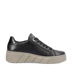 Clearance Women'S Sneaker Low Urban Black Ladies Sneakers