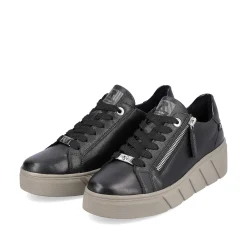 Clearance Women'S Sneaker Low Urban Black Ladies Sneakers