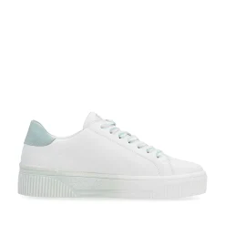 Clearance Women'S Sneaker Low Crystal-White Light-Aqua Ladies Sneakers