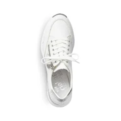 Hot Women'S Sneaker Low Swan White Ladies Sneakers