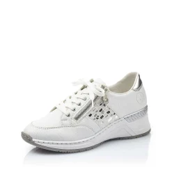 Hot Women'S Sneaker Low Swan White Ladies Sneakers