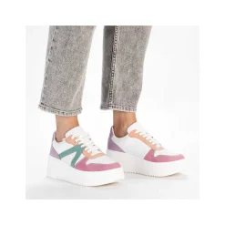 New Women'S Sneaker Low Ice White-Multicolored Ladies Colorful Styles