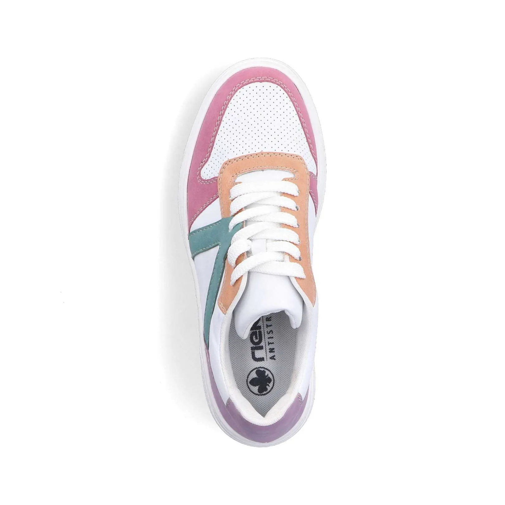 New Women'S Sneaker Low Ice White-Multicolored Ladies Colorful Styles