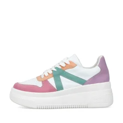New Women'S Sneaker Low Ice White-Multicolored Ladies Colorful Styles
